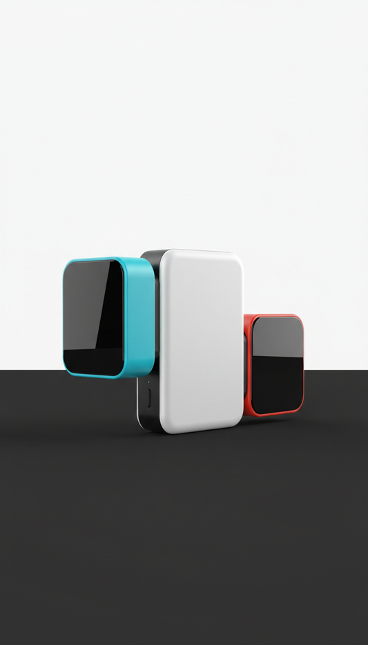 Mag-Sync power bank with tempered glass